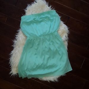 Express Strapless Dress